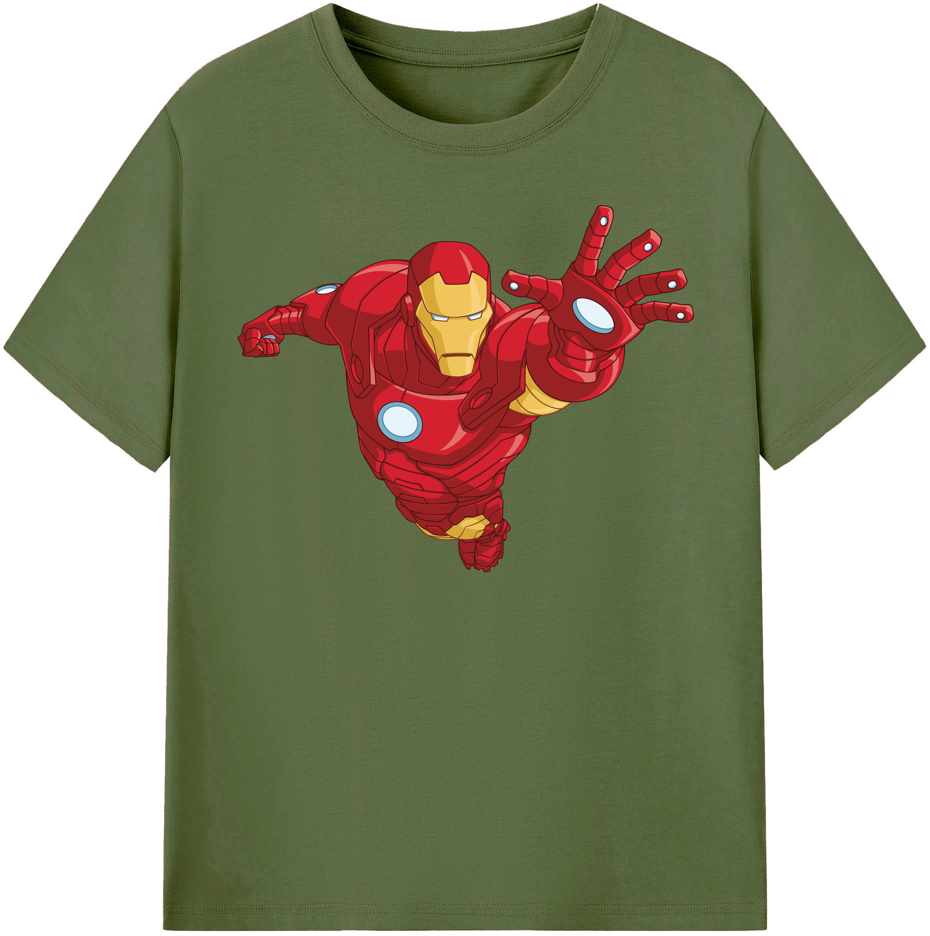 （画像用） アベンジャーズ The Avengers 綿100％半袖Tシャツ（フロントプリント）